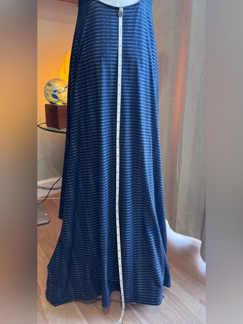 Prana Navy Blue Saxon Maxi Dress - Picture 4 of 7